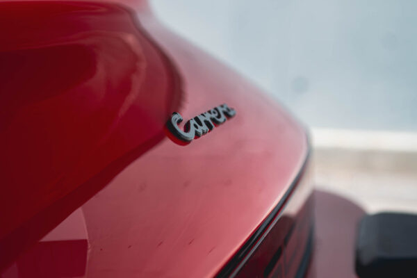 Red Porsche Carrera Light Restoration
