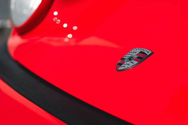 Red Porsche Carrera Light Restoration