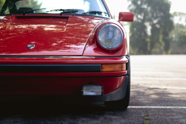 Red Porsche Carrera Light Restoration