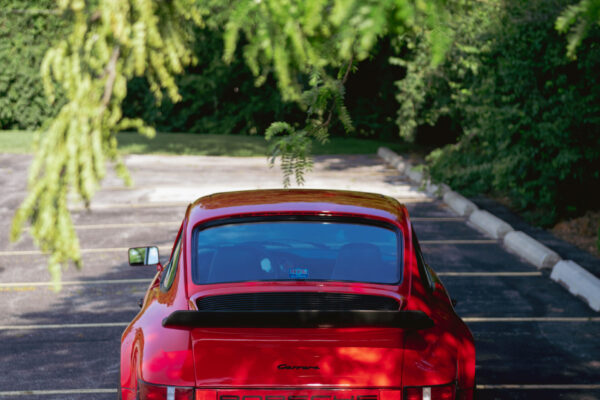 Red Porsche Carrera Light Restoration