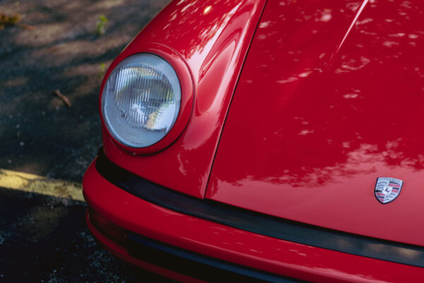 Red Porsche Carrera Light Restoration