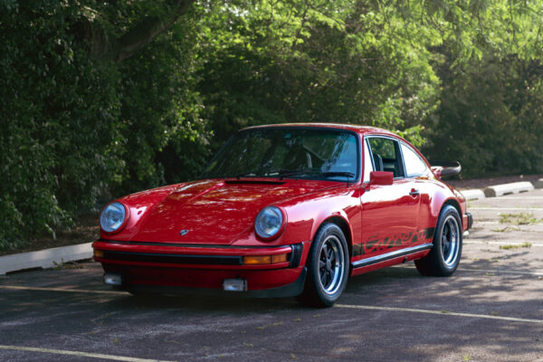 Red Porsche Carrera Light Restoration