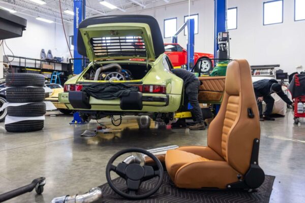 1978 Light Green Porsche 930 OEM Restoration