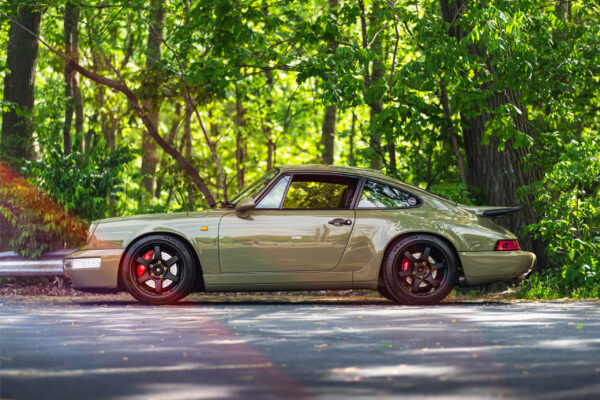 Green Porsche 964 Olsen Mod