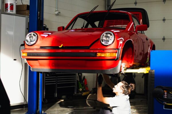 1978 Porsche 911 SC Guards Red restoration by Olsen Motorsports