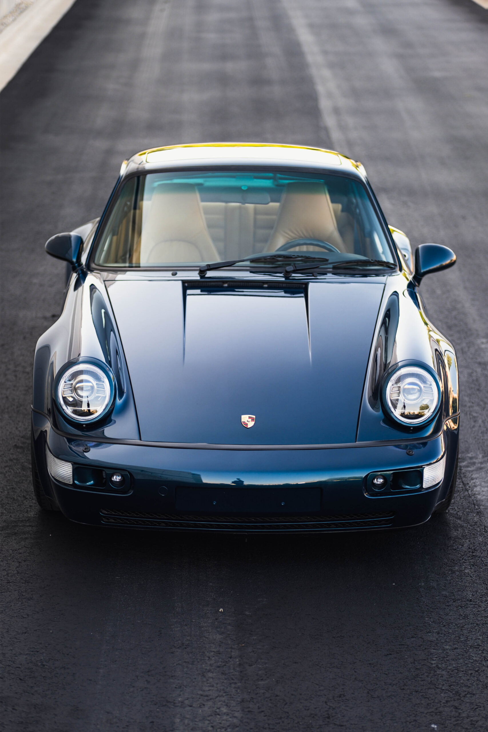 1992 911 Turbo Amazon Green Metallic - OEM Light Restoration